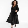 Ban.do Wrap Dress - Black Clothing