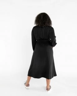 Ban.do Wrap Dress - Black Clothing