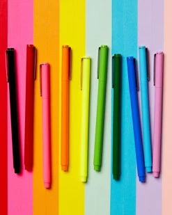 Ban.do X Uchida Le Pen 10-Pack - Rainbow Planners + Desk