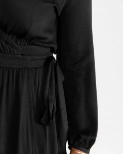 Ban.do Wrap Dress - Black Clothing