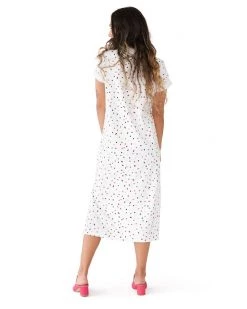 Ban.do Party Dots Midi Length Tee Dress 10 Ban.do Party Dots Midi Length Tee Dress