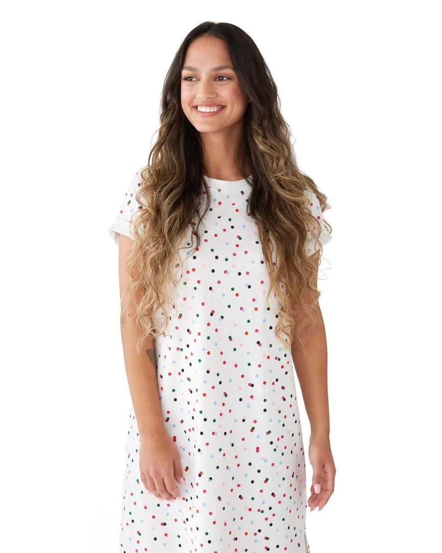 Ban.do Party Dots Midi Length Tee Dress 5 Ban.do Party Dots Midi Length Tee Dress