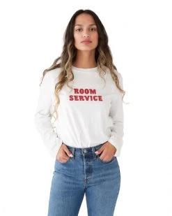 Ban.do Clothing Room Service Long Sleeve Boxy Tee