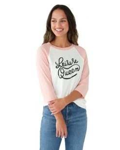 Ban.do Leisure Queen Baseball Tee