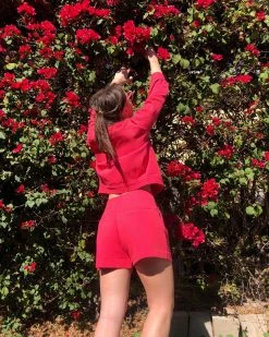 Pepa Loves Clothing Canvas Jacket - Coral