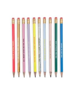Ban.do Compliment Pencil Set - Assorted Set Of Ten Planners + Desk