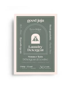 Good Juju Body & Home Living Laundry Detergent Eco - Strips Summer Rain