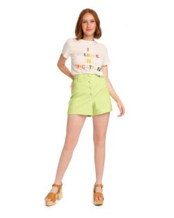 Samantha Pleet Eclipse Shorts - Neon