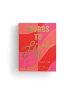 Chronicle Books Words To Live By Notecards