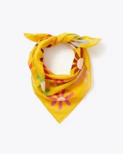 Ban.do X Eloi Studio Accessories Daisies Silk Bandana