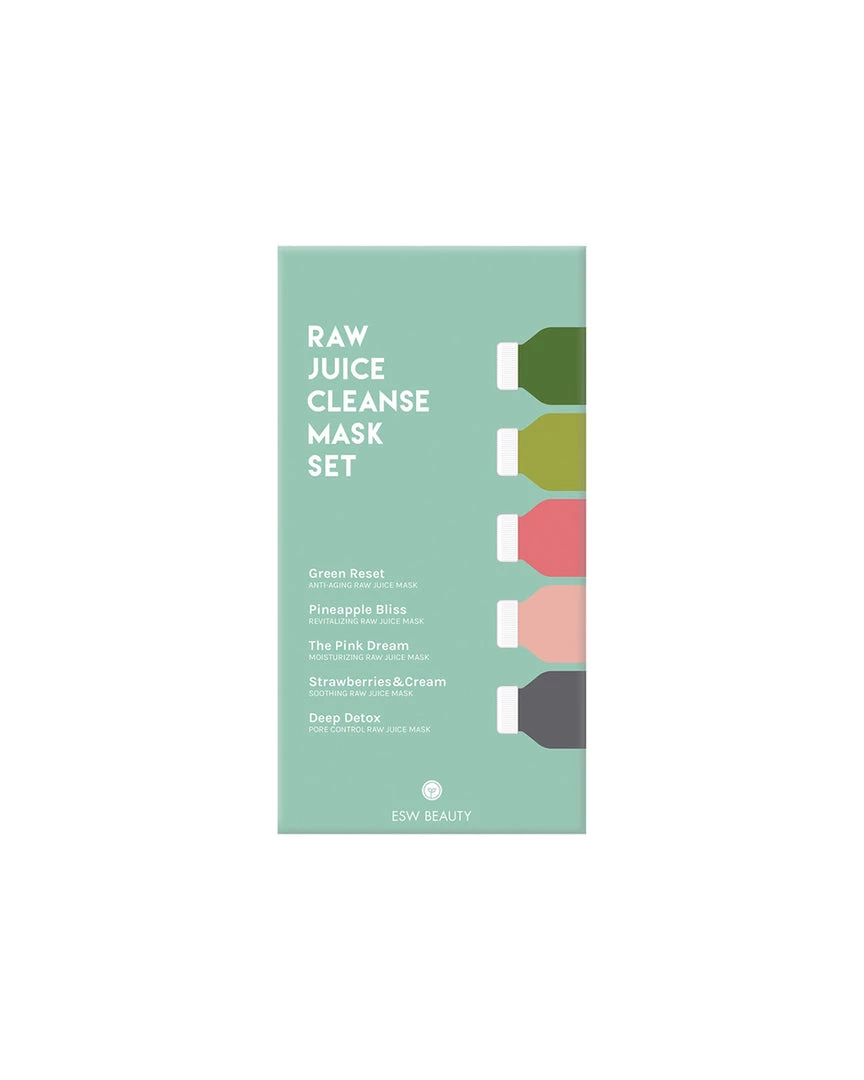 ESW Beauty Wellness Raw Juice Cleanse Mask Set 3 ESW Beauty Wellness Raw Juice Cleanse Mask Set