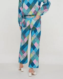 Another Girl Patchwork Print Trousers