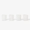 Areaware Dusen Dusen Pattern Glasses - White Living
