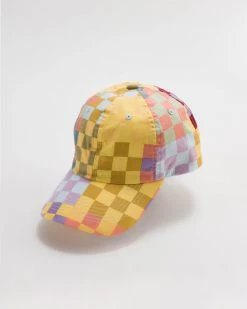 Baggu Accessories Baseball Cap - Medium Check Multi