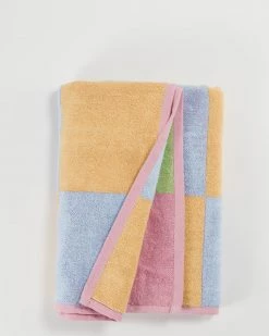 Baggu Towel - Stucco Multi Check