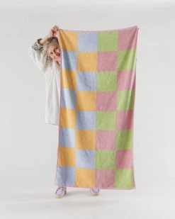 Baggu Towel - Stucco Multi Check
