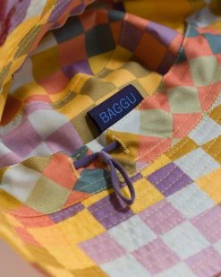 Baggu Accessories Bucket Hat - Medium Check Multi