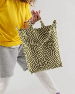 Baggu Duck Bag - Moss Trippy Checker Accessories