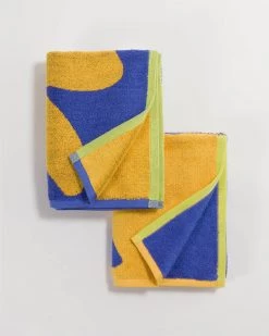 Baggu Hand Towel Set Of 2 - Wild Sunflower
