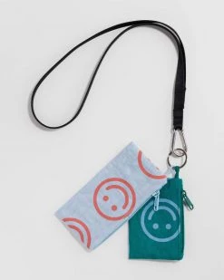Baggu Accessories Lanyard Pouch Set - Happy Mix