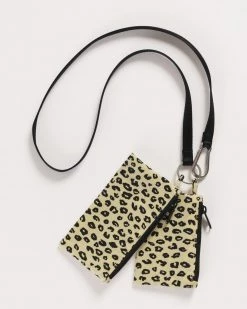 Baggu Lanyard Pouch Set - Honey Leopard Accessories