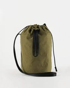 Baggu Medium Nylon Bucket Bag - Moss