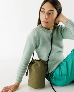 Baggu Medium Nylon Bucket Bag - Moss