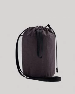 Baggu Medium Nylon Bucket Bag - Raisin Accessories
