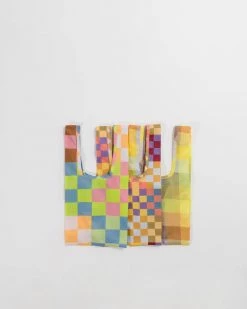 Accessories Mini Baggu Set Of 3 - Checks On Checks 6 Accessories Mini Baggu Set Of 3 - Checks On Checks