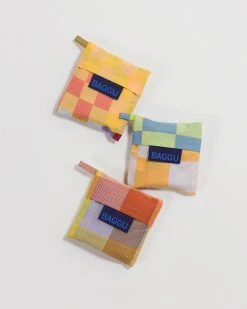 Accessories Mini Baggu Set Of 3 - Checks On Checks