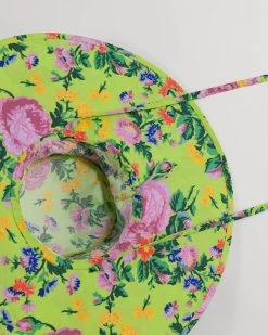 Baggu Packable Sun Hat - Lime Rose