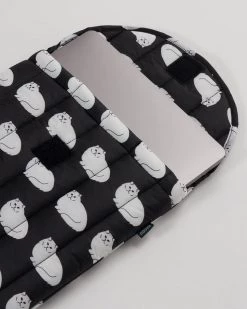 Baggu Puffy Laptop Sleeve 16" - Fluffy Cat