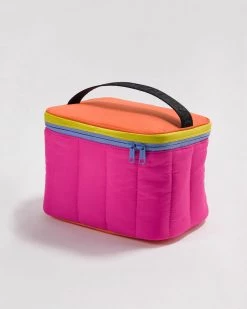 Baggu Puffy Lunch Bag - Pink Citrus Accessories