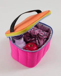 Baggu Puffy Lunch Bag - Pink Citrus Accessories