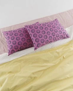 Baggu Pillowcase Set Of 2 - Raspberry Happy Living