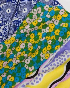 Baggu Living Reusable Cloth Set - Woodblock Mix