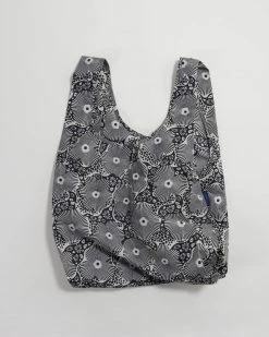 Accessories Standard Baggu - Black Woodblock Floral