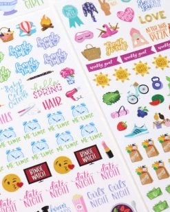 Bloom Planners + Desk Classic Planner Stickers