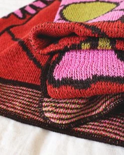 Calhoun & Co Thinking Of You Knit Blanket Living