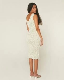 Compañía Fantástica Green Flowers Dress Clothing