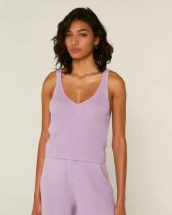 Compañía Fantástica Lilac Knit Tank Top