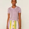 Compañía Fantástica Lilac Knit Top Clothing