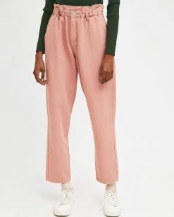 Compañía Fantástica Paperbag Trousers - Pink Clothing