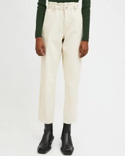 Compañía Fantástica Clothing Paperbag Trousers - White