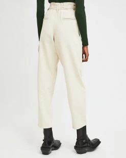 Compañía Fantástica Clothing Paperbag Trousers - White