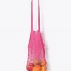 Ecobags Long Handle Market Collection String Bag - Fuchsia Accessories