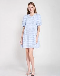 En Saison Clothing Format Mini Dress - Blue