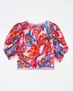 Farm Rio Clothing Colored Bananas Blouse