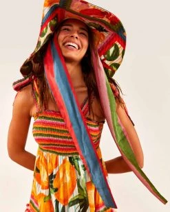 Farm Rio NEW Fruits Scarves Hat