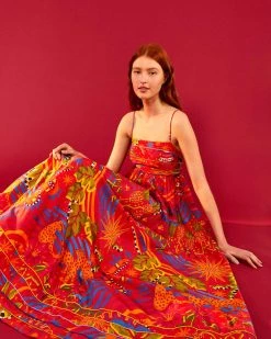 Farm Rio Magic Forest Maxi Dress